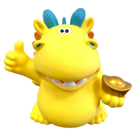 黃色恐龍存錢筒 訂製