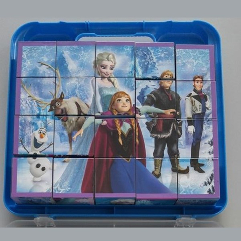 冰雪奇緣立體六面積木拼圖 加工廠